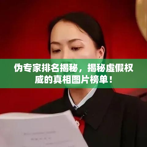 伪专家排名揭秘,揭秘虚假权威的真相图片榜单!